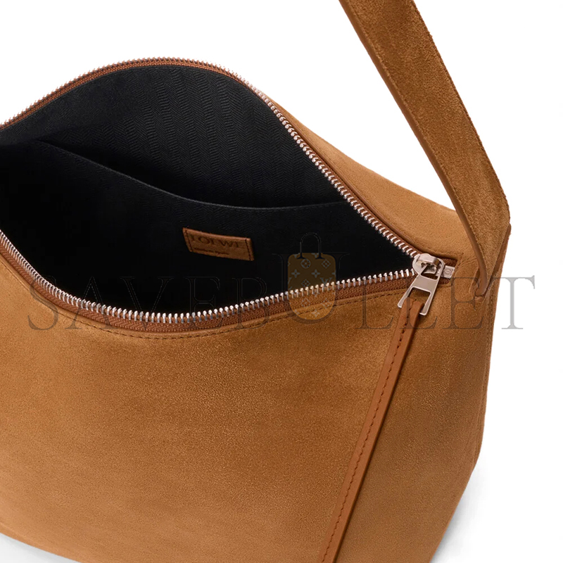 LOEWE MEDIUM LOOP HOBO IN SUEDE CALFSKIN BB22CMDX05 (26*24.5*13cm)